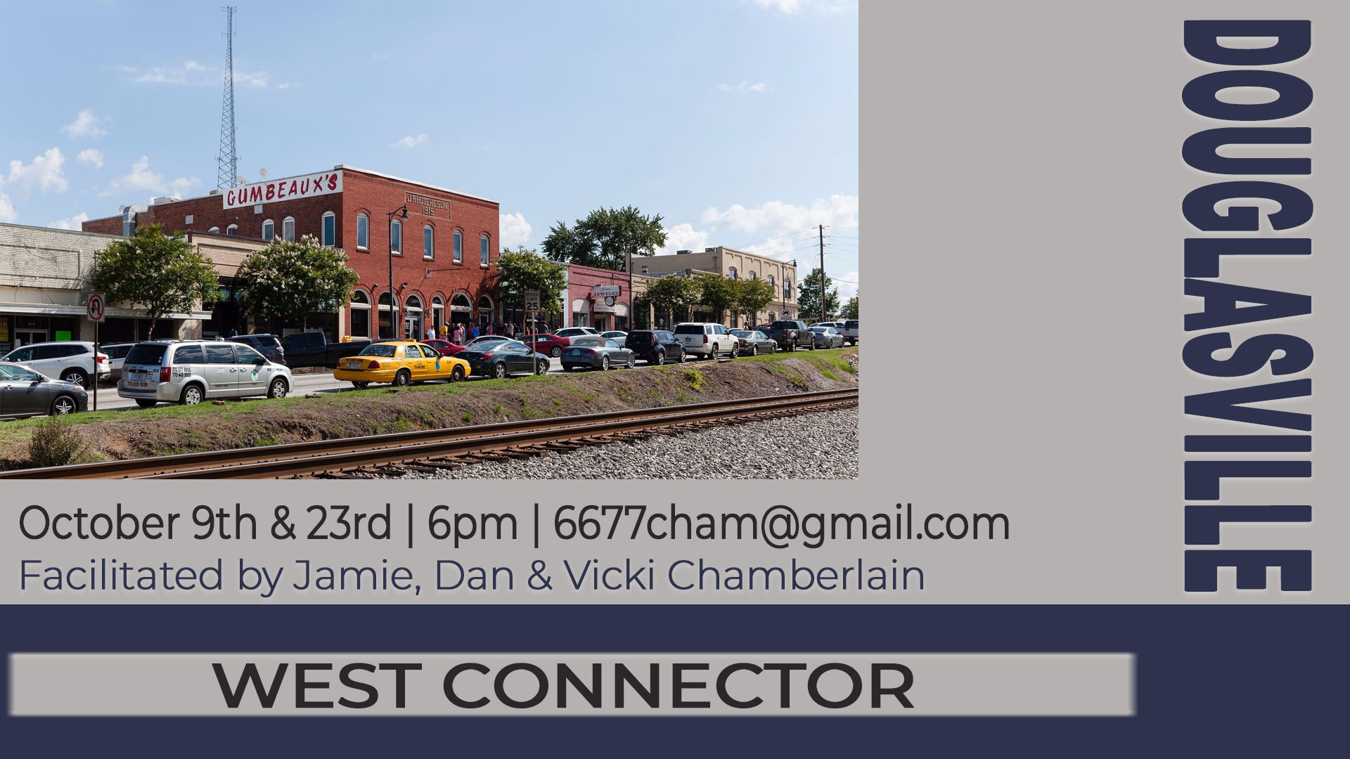 Discover how the Old Testament builds towards the fulfillment in the New Testament as you join Dan, Vicki & Jamie Chamberlain on Thursdays, October 9th & 23rd, at 6pm in their home. Contact Pastor Dan at 6677cham@gmail.com for more info. This group meets bi-weekly.